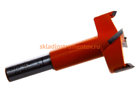 Сверло HW (35x70 мм; Z 2+2; S 10x26 мм; LH) для присадочного станка CMT 369.350.12