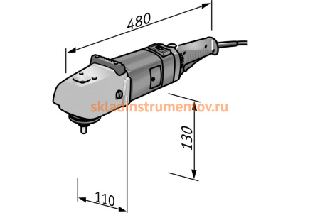 Полировальная машина с кожухом и рукояткой FLEX LK 602 VR 258580