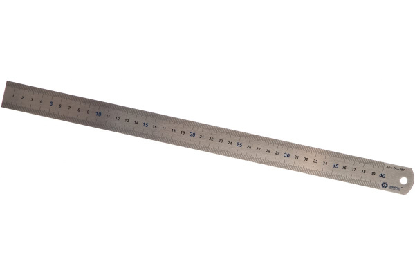 Линейка 400х28х0.7 мм, нерж.сталь КОБАЛЬТ 243-387