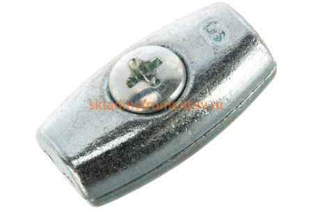 Зажим троса ЗУБР Бочонок 3мм, 2 шт, 304456-03 Зажим троса ЗУБР Бочонок 3мм, 2 шт, 304456-03