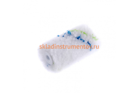 Сменный мини-валик 60 мм, ворс 12 мм,D - 16 мм, D ручки - 6 мм СИБРТЕХ Водные краски 80581