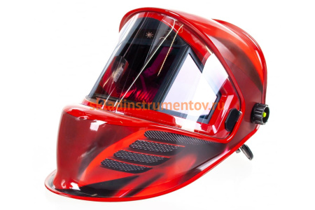 Маска сварщика FOXWELD КОРУНД МЕГА красная, ф-р MEGA LED 6615