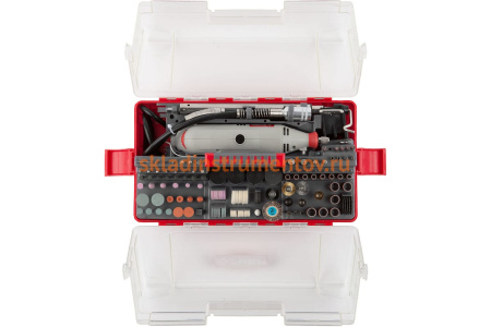 Гравер ЗУБР ЗГ-130ЭК + 242 предмета H242