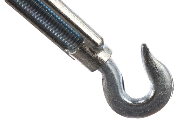 Талреп STAYER DIN 1480, крюк-кольцо, М16, 2 шт, оцинкованный, 30515-16