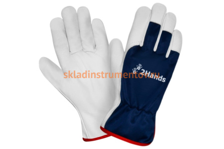 Перчатки 2Hands полиэстер/овечья кожа 0750- 9,5