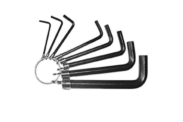 Набор шестигранных ключей на кольце Hex, 2-14 мм, 10 шт Контрфорс 137155