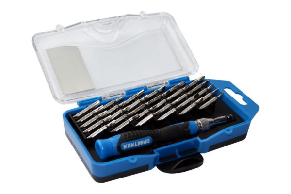 Набор мини бит с отверткой (32 шт) ПРАКТИКА 774-528