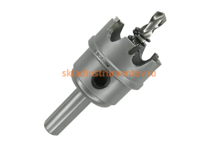 Коронка по металлу HM (54х12 мм; хвостовик 10 мм; комплект) D.BOR HS-HM-12-054-T