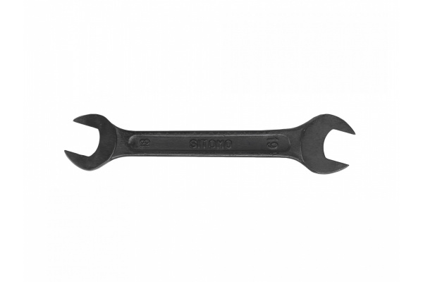 Гаечный рожковый двусторонний ключ SITOMO 18х19 окс. 43183