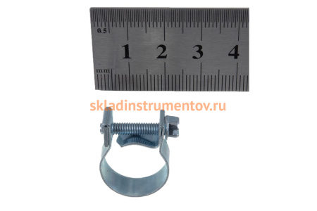 Металлические хомуты СИБРТЕХ, MINI 16-18мм, ширина 9мм, винтовой, W1, 2шт 47506