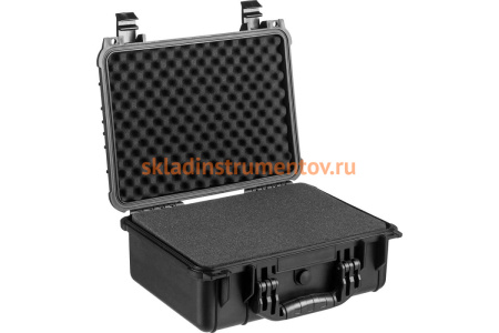 Ударопрочный пластиковый ящик, степень защиты IP55, 16", KRAFTOOL "PANZER" 38251-16