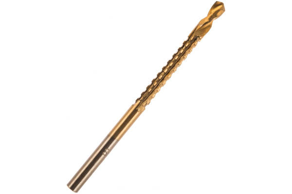 Сверло фрезеровальное универсальное (4х75 мм) ПРАКТИКА 774-412