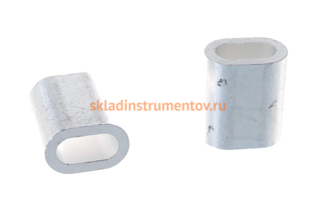 Зажим троса DIN 3093 алюминиевый 50 шт. (5 мм; ТФ5) Зубр 4-304475-05 Зажим троса DIN 3093 алюминиевый 50 шт. (5 мм; ТФ5) Зубр 4-304475-05