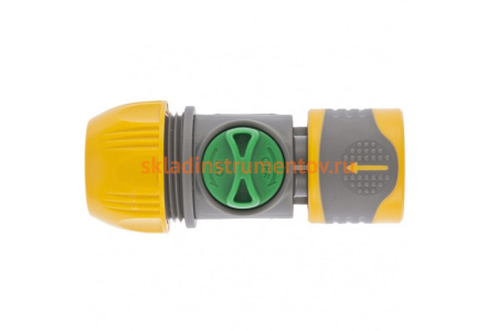 Соединитель быстросъемный универсальный 1/2-3/4" с переключателем PALISAD LUXE 66254