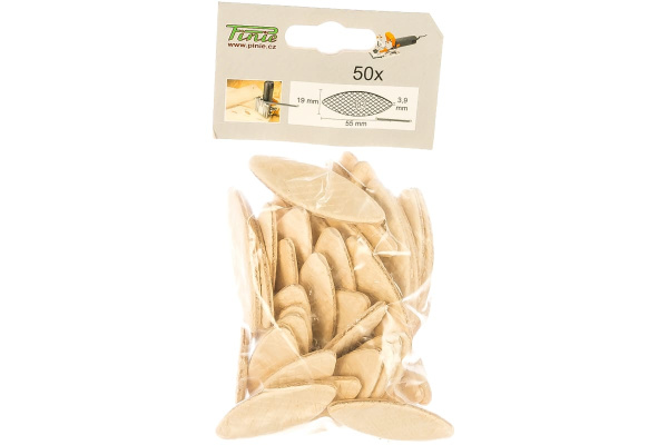 Соединительная ламель 53х19х4мм, 50шт PINIE 160-1050