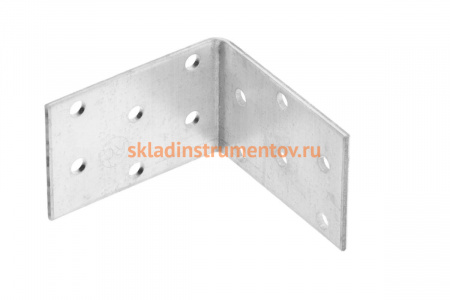 Равносторонний крепежный угол Зубр МАСТЕР, 50x60x60мм, 50 шт 310205-050-060