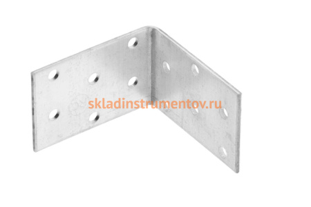 Равносторонний крепежный угол Зубр МАСТЕР, 50x60x60мм, 50 шт 310205-050-060