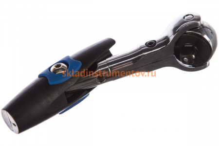 Трещотка 1/4", 114 мм, 72 зубца, дисковый механизм, поворотная голова с кнопкой KING TONY 2752-45G