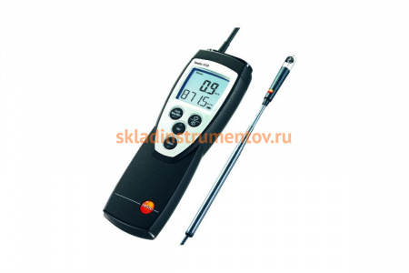 Анемометр Testo 416 с зондом-крыльчаткой, с поверкой по каналу скорости 0560 4160П_1