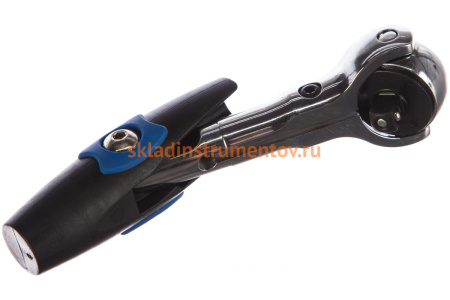 Трещотка 1/4", 114 мм, 72 зубца, дисковый механизм, поворотная голова с кнопкой KING TONY 2752-45G