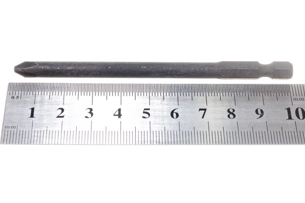 Вставка бита торцевая для шуруповерта 1/4", Phillips, PH2, L = 100 мм KING TONY 711002P