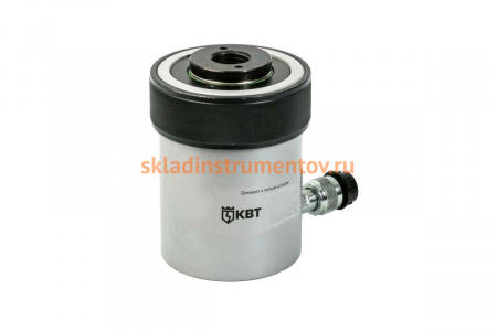 Домкрат с полым штоком КВТ ДП20П50 74341