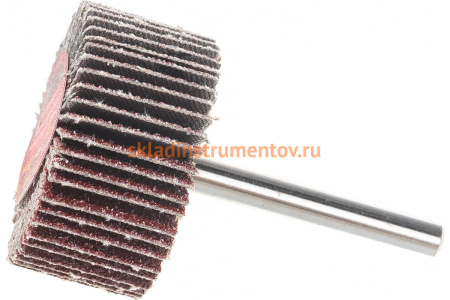 Круг шлифовальный лепестковый с оправкой на шпильке (40х20х6 мм; P60) MESSER 11-40-060