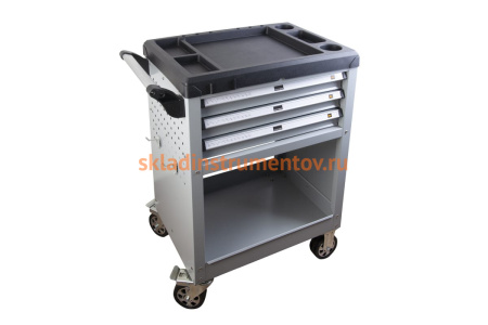 Тележка инструментальная открытая с 3 ящиками WDK-713 WIEDERKRAFT