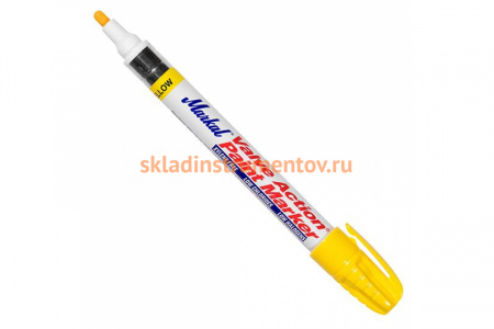 Маркер-краска Markal Valve Action, промышленный, универсальный, 3 мм, жёлтый 96821