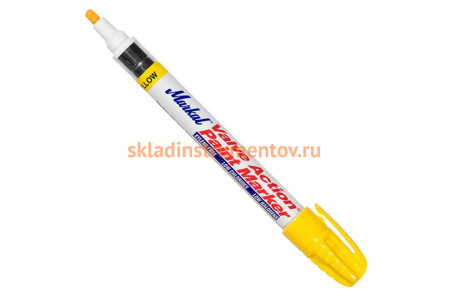 Маркер-краска Markal Valve Action, промышленный, универсальный, 3 мм, жёлтый 96821