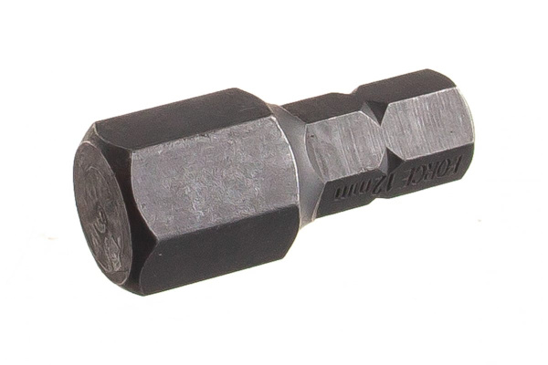 Бита шестигранная 12 мм, L=30 мм FORCE 1543012