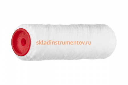 Сменный ролик Зубр МАСТЕР ВЕЛЮР-АКВА, полиэстер, для водорастворимых акрил лаков, ворс 4мм, ручка 6мм, d=40/180мм 02537-18