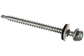 Саморезы для крепления кровельных материалов к деревянной обрешетке Зубр оцинкованные, 4,8x70 мм, 160 шт 4-300315-48-070