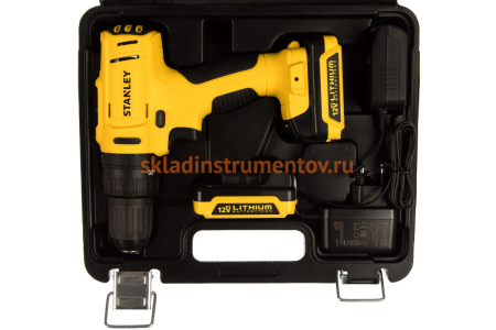 Аккумуляторная ударная дрель-шуруповерт Stanley SCH121S2K