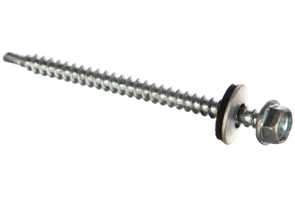 Саморезы для крепления кровельных материалов к деревянной обрешетке Зубр оцинкованные, 4,8x70 мм, 160 шт 4-300315-48-070