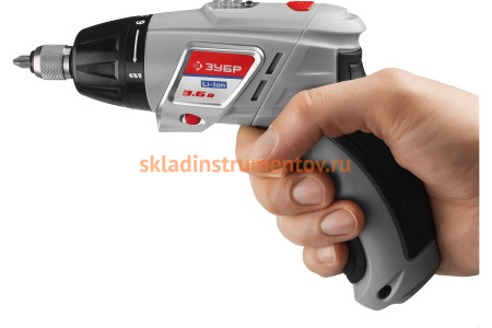 Аккумуляторная отвертка-трансформер ЗУБР ЗО-3.6-Ли КН43