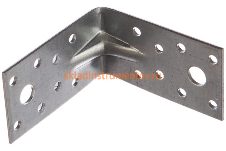 Крепежный усиленный уголок СИБРТЕХ 2,0 мм, KUU 70x70x40 мм P 46409