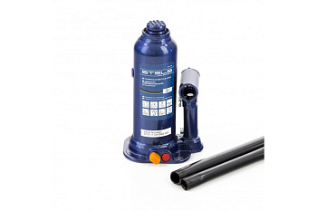 Гидравлический бутылочный домкрат, 4 т, h подъема 188–363 мм, в пластиковом кейсе STELS 51174