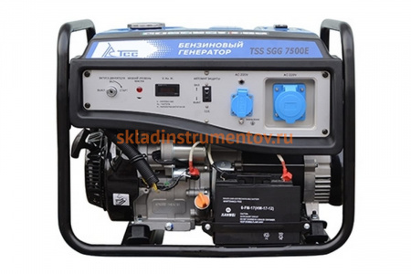 Бензиновый портативный генератор ТСС TSS-SGG-7500Е 006491