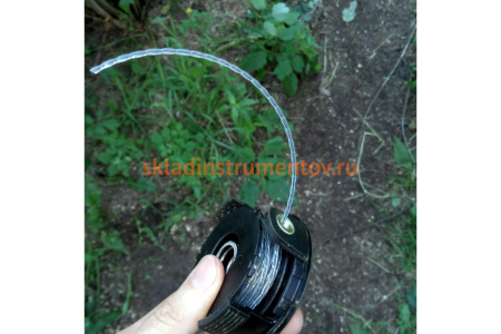 Двухкомпонентная леска для триммера квадрат 2,0 мм 15 м EXTRA CORD DENZEL 96124