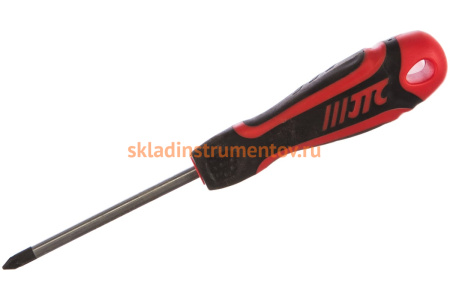 Отвертка, крестовая позидрайв PZ1 x 75мм усиленная JTC 7639