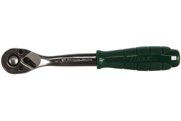 Трещотка с быстрым сбросом Hans 3/8" с изогнутой рукояткой 72 зуба 3162GQ