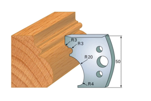 Комплект из 2-х ножей 50x4 SP CMT 690.501