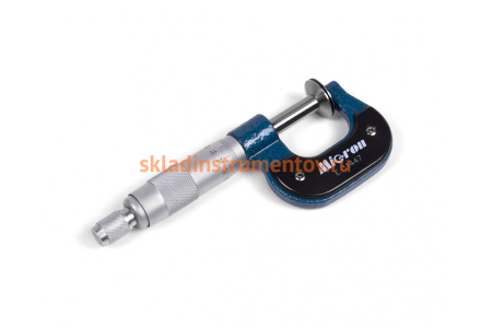 Тарельчатый микрометр MicronМТМ- 25 0.01 для мягких материалов МИК 202161