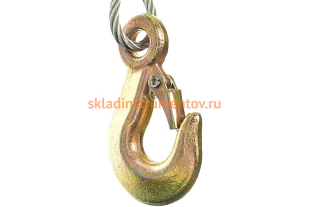 Ручная барабанная лебедка TOR ЛБ-2600 (BHW) г/п 1,0 т, длина троса 20 м 11315