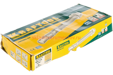 Анкер клиновой (М20x270; 10 шт.) Kraftool 302184-20-270