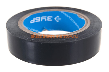 Изолента ПВХ ЗУБР Электрик-10, не поддерживает горение, 10м, 0,13x15мм, черная 1233-2_z02