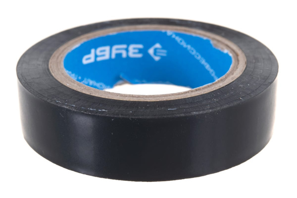 Изолента ПВХ ЗУБР Электрик-10, не поддерживает горение, 10м, 0,13x15мм, черная 1233-2_z02