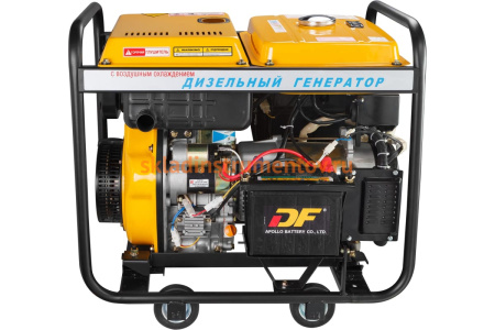 Электростанция со сварочным выпрямителем (4.0/4.5 кВт, 230В, 9.5 л.с., дизель, аккумулятор, сварочный ток 50-180А, передвижная) FIRMAN SDW180E