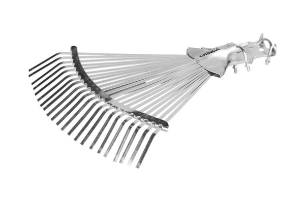 Веерные грабли Grinda 22 плоских зубца 421873